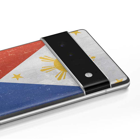Philippines Flag Distressed Google Pixel 6 Pro Skin